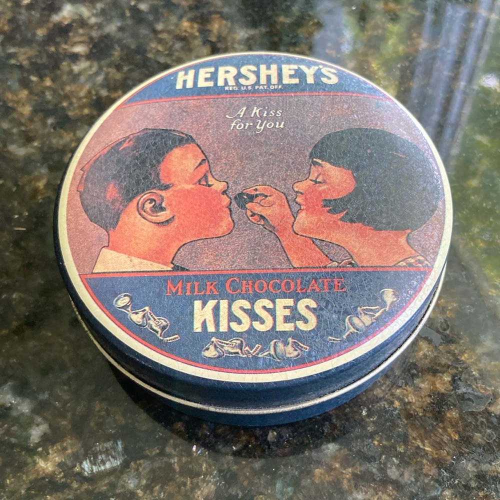Vintage Hershey’s Milk Chocolate Kisses Tin